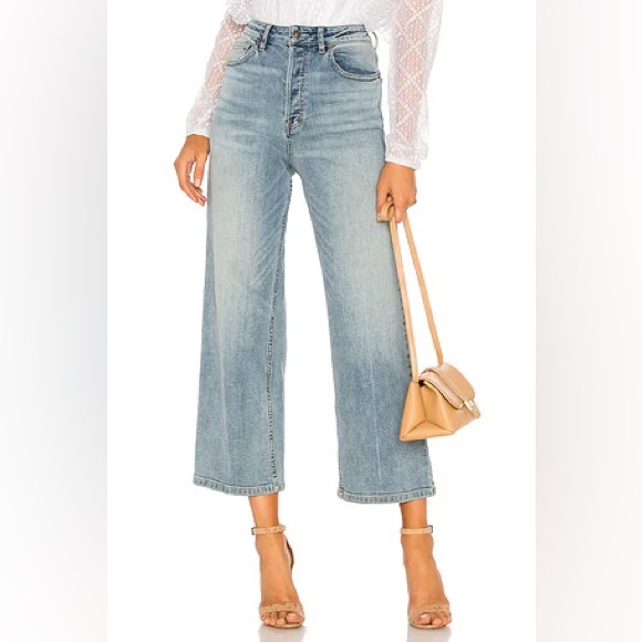 Free People Denim - Free People Wales Wide Leg Jean in Blue